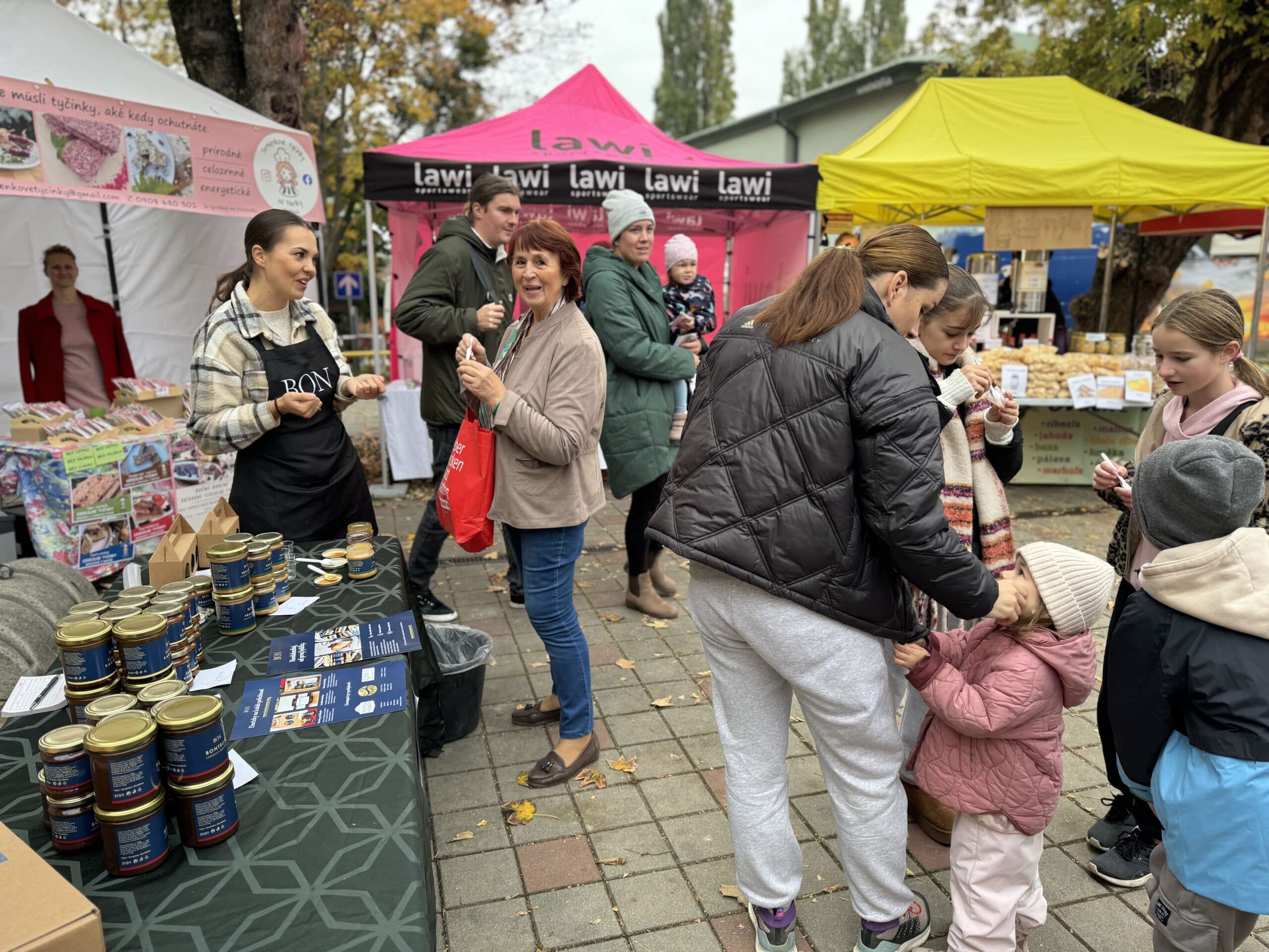Ochutnávka BON na trhu